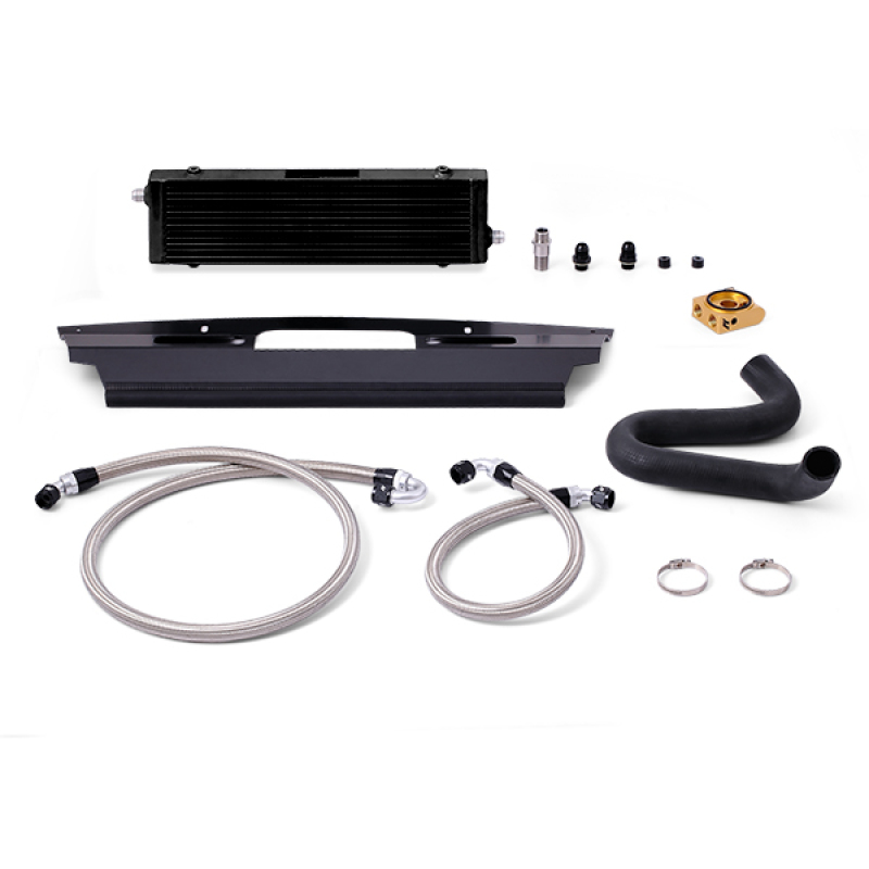 Mishimoto 15-17 Ford Mustang GT Right-Hand Drive Thermostatic Oil Cooler Kit - Black