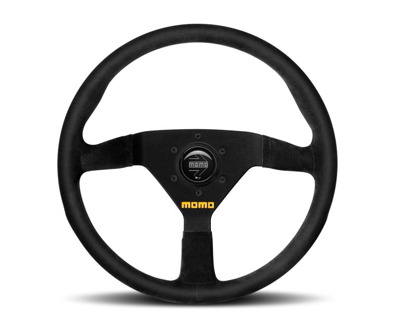 Momo MOD78 Steering Wheel 320 mm - Black Suede/Black Spokes