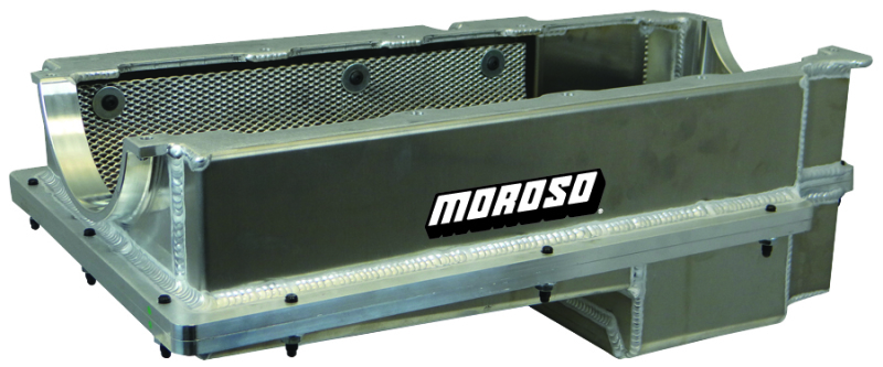 Moroso Chevrolet Big Block Mark IV (w/Double Power Kick Outs) Wet Sump 6-7qt 8in Aluminum Oil Pan