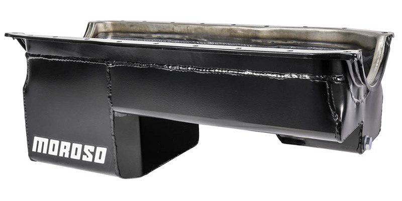 Moroso Ford 351C/351M/400 (w/Rear Sump) Wet Sump 8qt 9in Steel Oil Pan