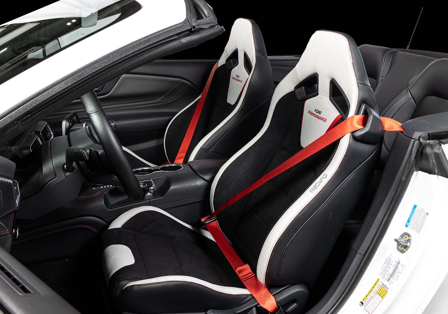 2024-2025 Mustang Ford Performance Logo Recaro Seat Set (M-63660005-MG)