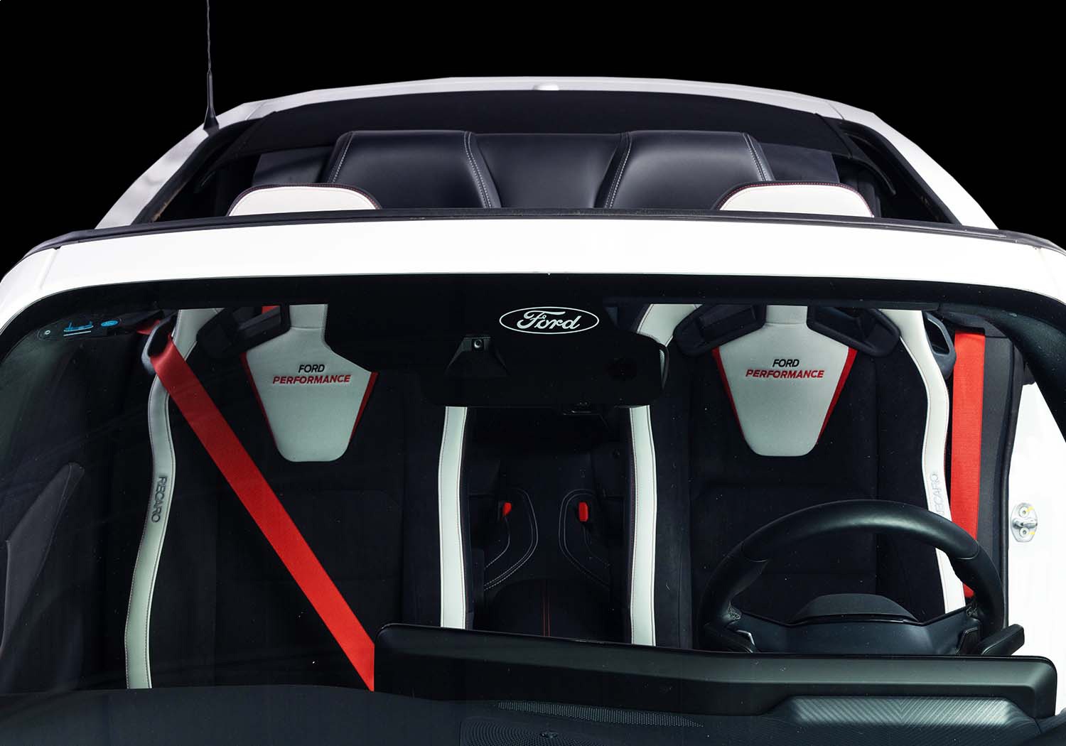 2024-2025 Mustang Ford Performance Logo Recaro Seat Set (M-63660005-MG)