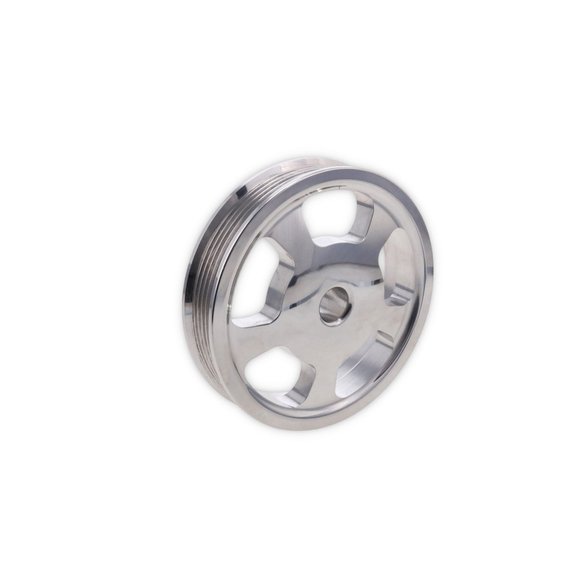 LS Press-on Power Steering Pulley for TSP 81200 Serpentine Front Drive Kit - Polished