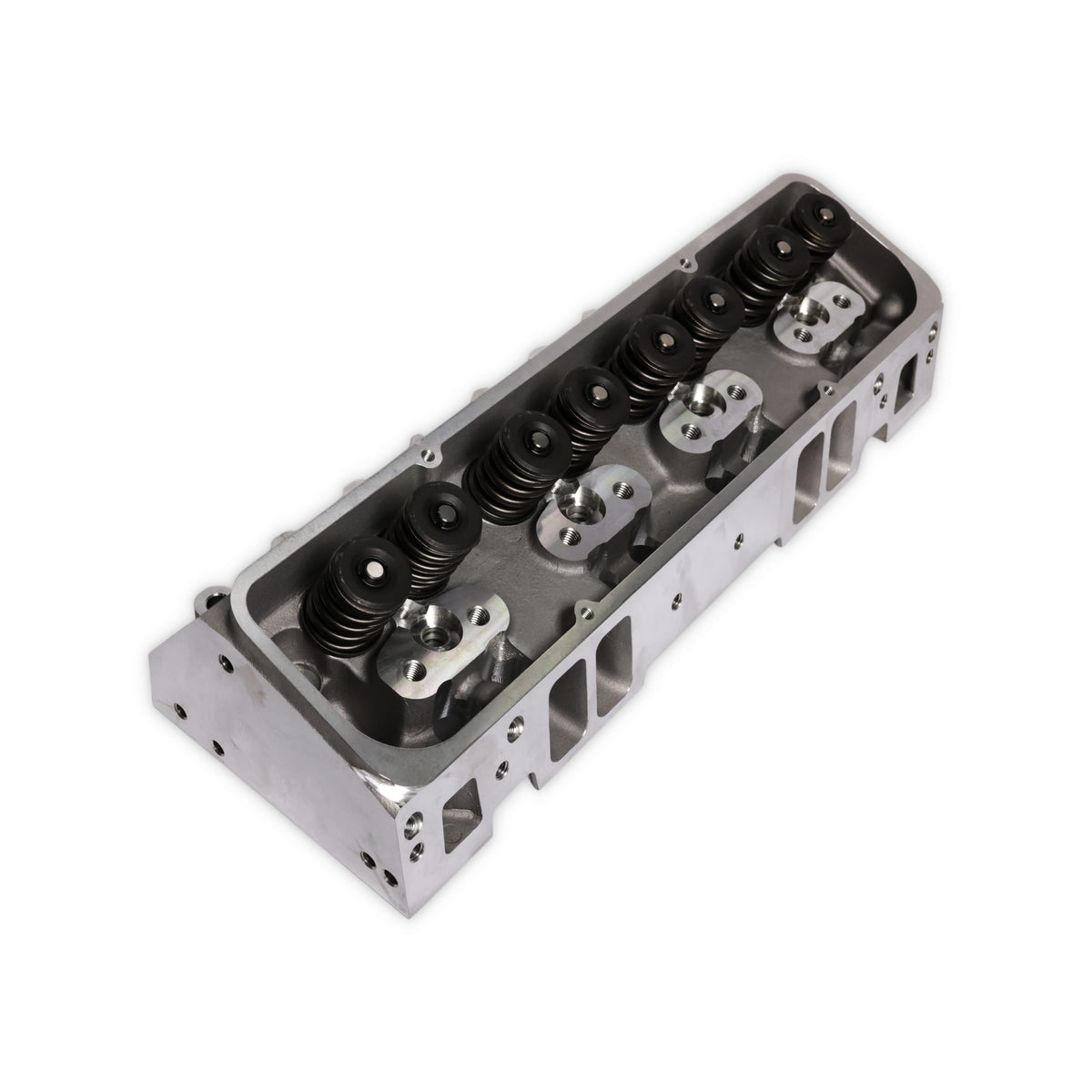 Chevy Small Block Angled Plug Hydraulic Roller Assembled Aluminum Cylinder Head
