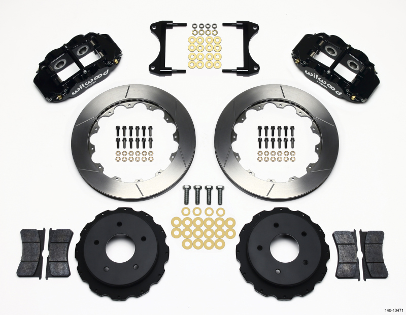 Wilwood Narrow Superlite 4R Rear Kit 12.88in 65-82 Corvette C2/C3