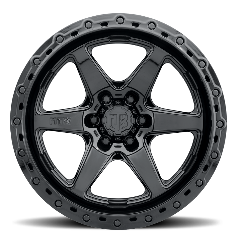 MTX Spitfire 6 Gloss Black 22x10in / 6x139.7 BP / -18mm Offset / 106.1mm Bore
