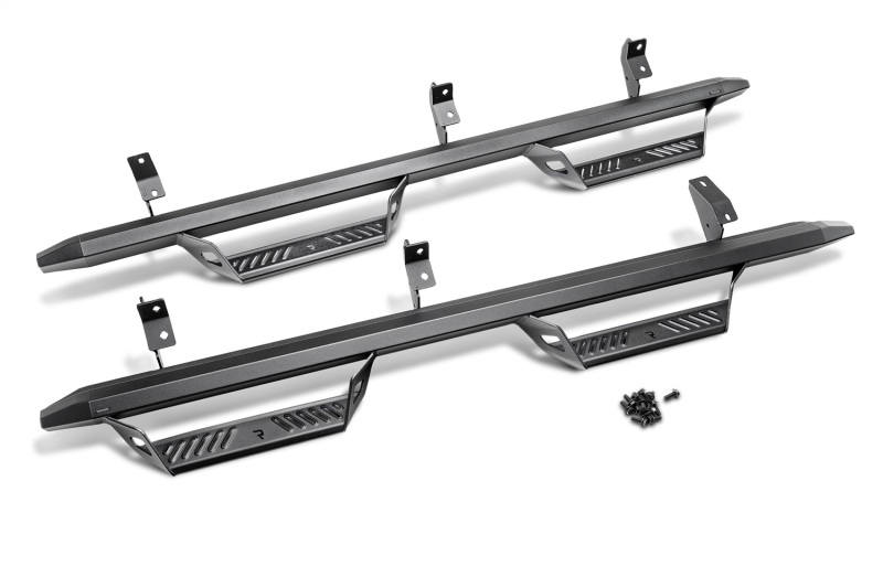 N-Fab Predator Pro Step System 2017 Ford F-250/F-350 SuperDuty SuperCrew - Tex. Black