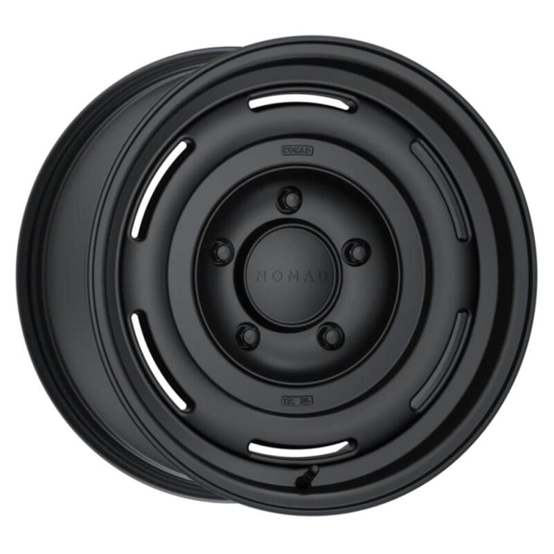 Nomad N504SB Field 16x7in / 5X139.7 BP / -12mm Offset / 107.95mm Bore - Satin Black
