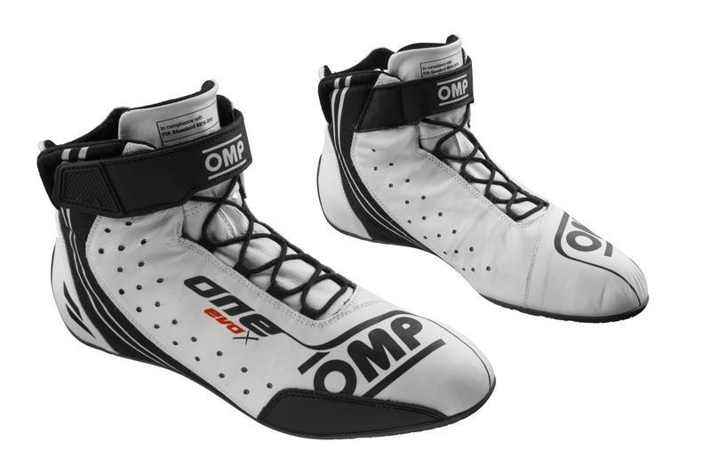 OMP ONE EVO X SHOES MY2024 FIA 8856-2018 NAVY BLUE / CYAN SIZE 47