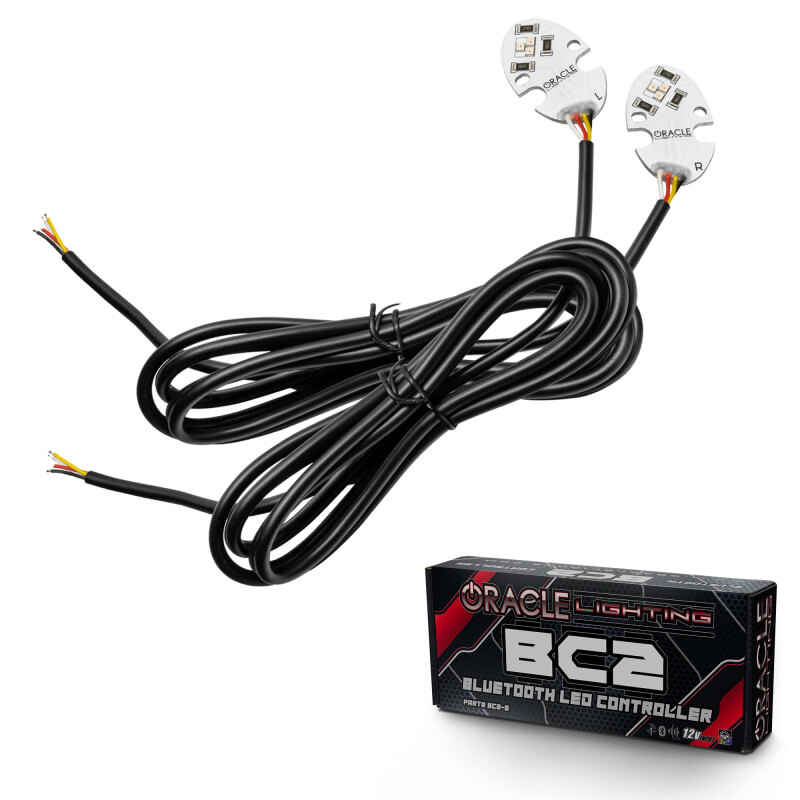 Oracle 17-21 Tesla Model 3 Headlight DRL Upgrade Kit - ColorSHIFT w/ BC1 Controller