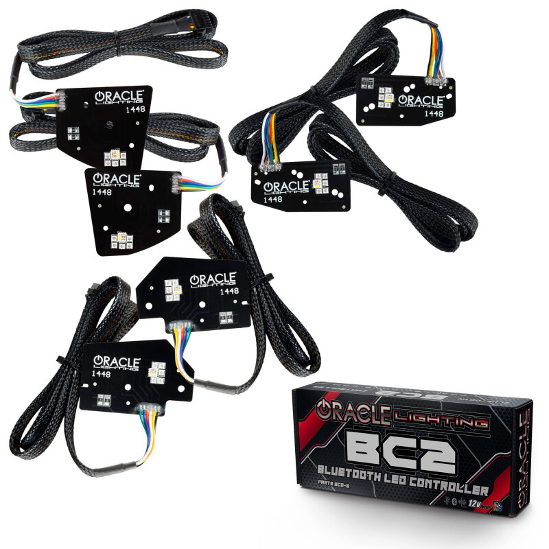 Oracle 19-21 RAM 1500 Projector LED Headlight DRL Kit - RGBW+A w/ BC1 Controller