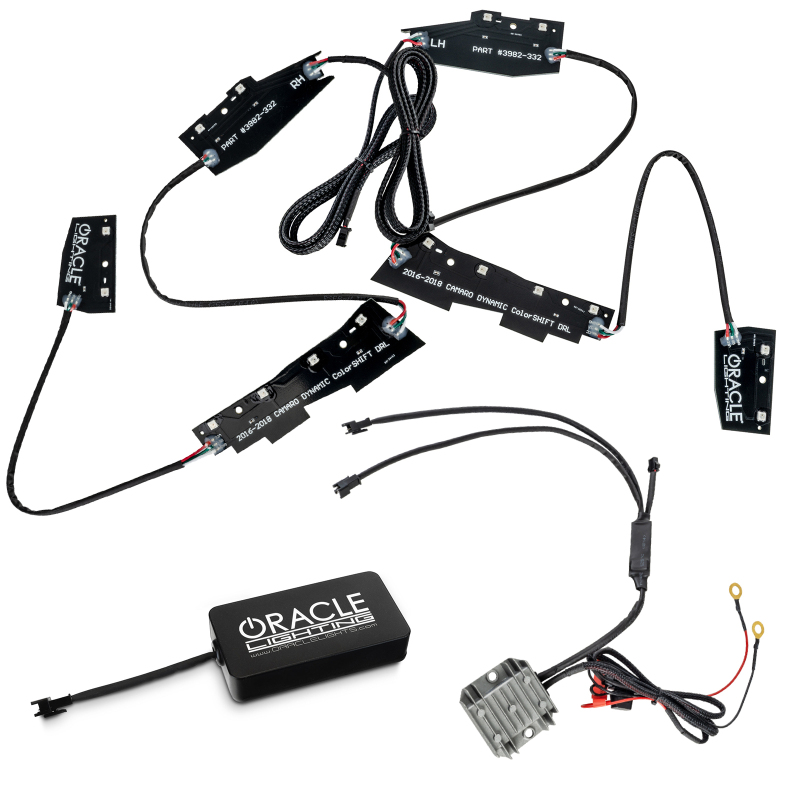 Oracle 16-18 Chevy Camaro Dynamic Headlight DRL Upgrade Kit - ColorSHIFT - Dynamic