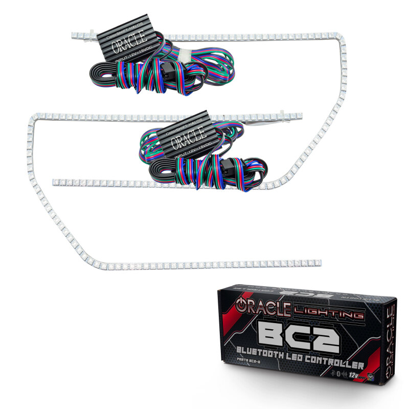 Oracle Ford F-150/Raptor 09-14 Perimeter Halo Kit - ColorSHIFT w/ BC1 Controller