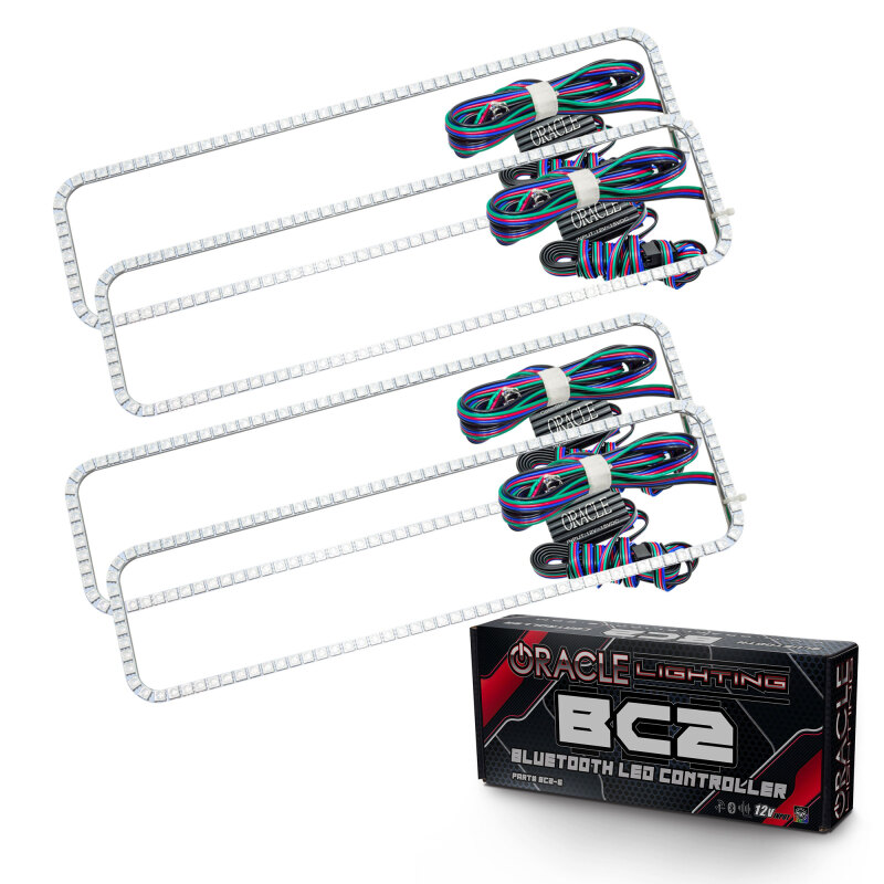 Oracle GMC Yukon 92-99 Dual Halo Kit - ColorSHIFT w/ BC1 Controller