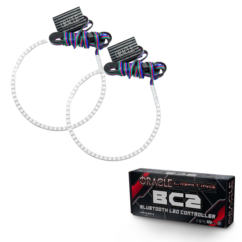 Oracle Ford Mustang GT/V6 10-12 Halo Kit - ColorSHIFT w/ BC1 Controller