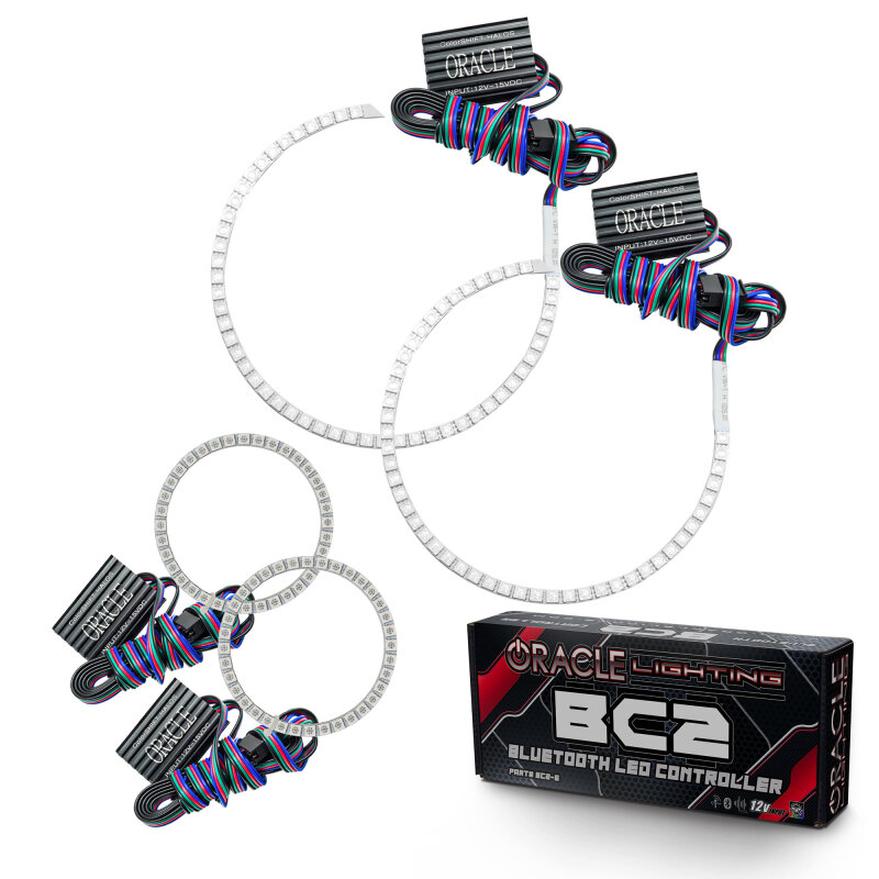 Oracle Ford F-150 04-08 Halo Kit - ColorSHIFT w/ BC1 Controller
