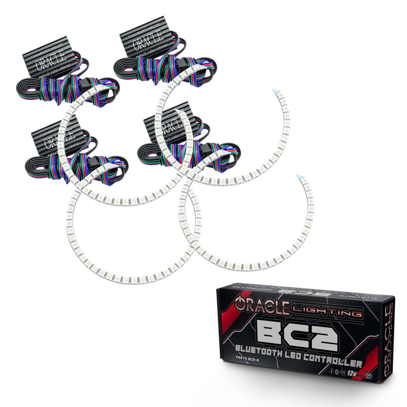 Oracle Dodge Avenger 08-14 Halo Kit - ColorSHIFT w/ BC1 Controller