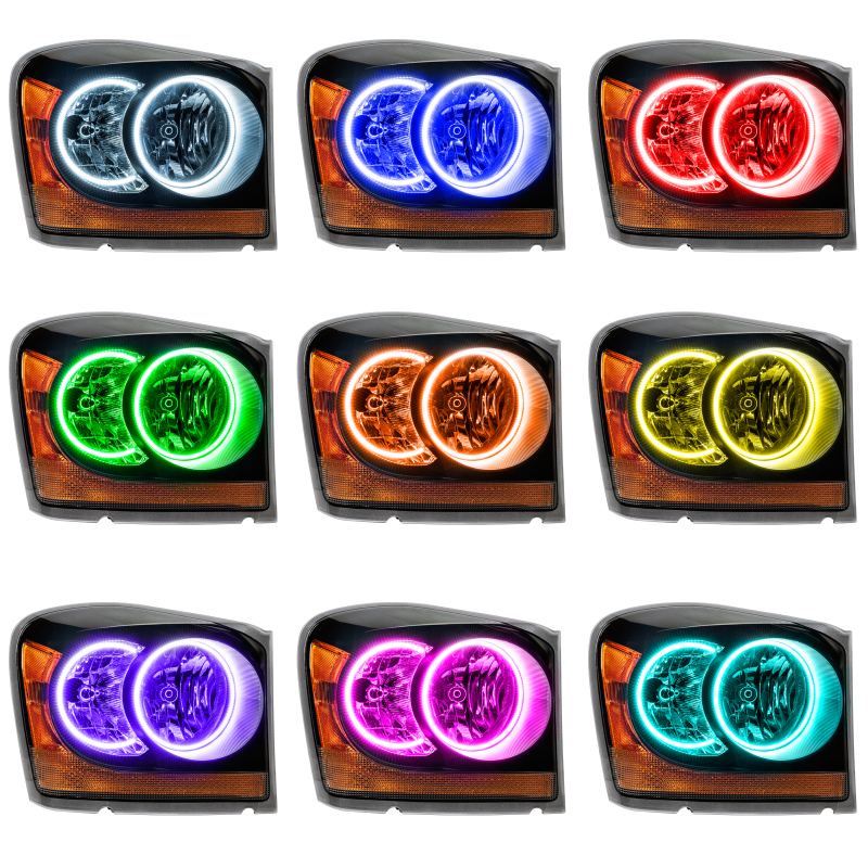Oracle Dodge Durango 04-06 Halo Kit - ColorSHIFT w/ BC1 Controller