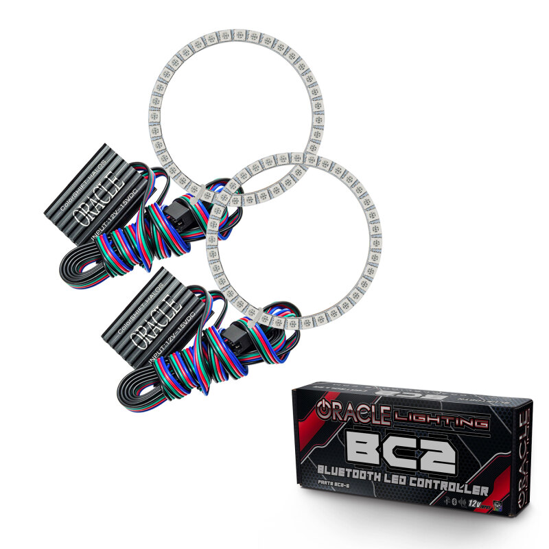 Oracle Ford Fusion 10-11 Halo Kit - ColorSHIFT w/ BC1 Controller