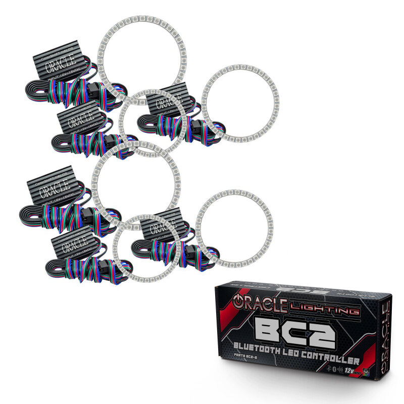 Oracle Chevy Corvette C6 05-13 Halo Kit - Triple - ColorSHIFT w/ BC1 Controller