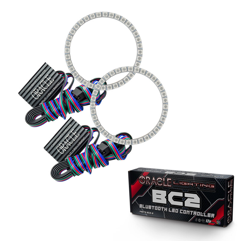 Oracle Hyundai Veloster 11-13 Halo Kit - ColorSHIFT w/ BC1 Controller