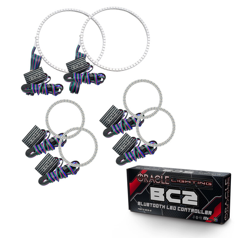 Oracle Nissan Frontier 01-04 Halo Kit - Triple - ColorSHIFT w/ BC1 Controller