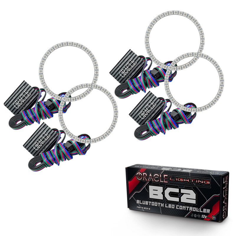 Oracle Chevrolet Silverado 15-20 2500 Halo Kit - ColorSHIFT w/ BC1 Controller