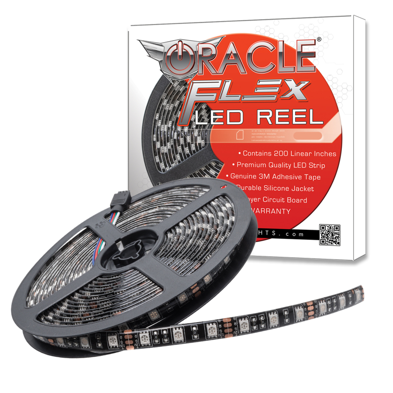 Oracle Exterior Black Flex LED Spool - UV/Purple