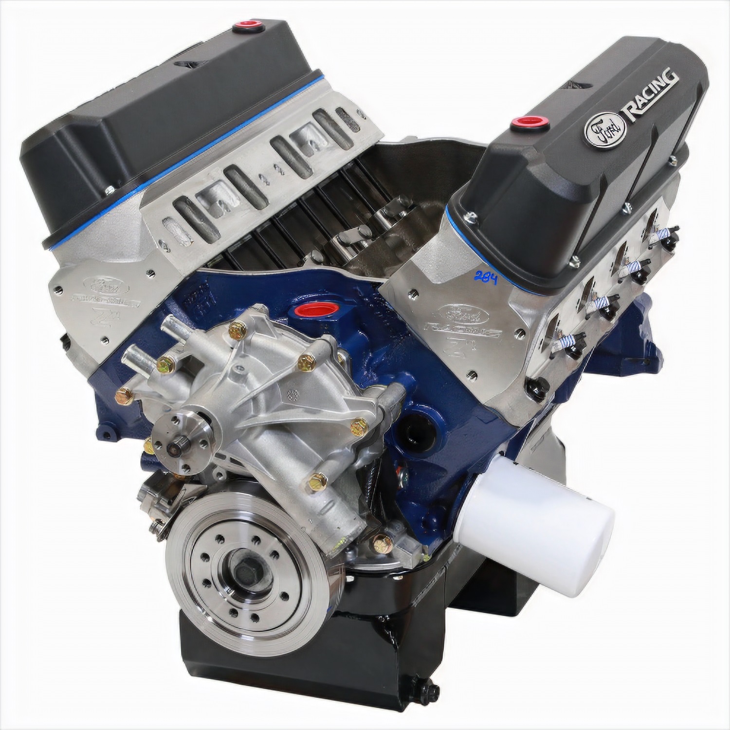 427 Cubic Inch 535HP Boss Crate Engine-Z2 Heads-Rear Sump Pan (M-6007-Z2427FRT)