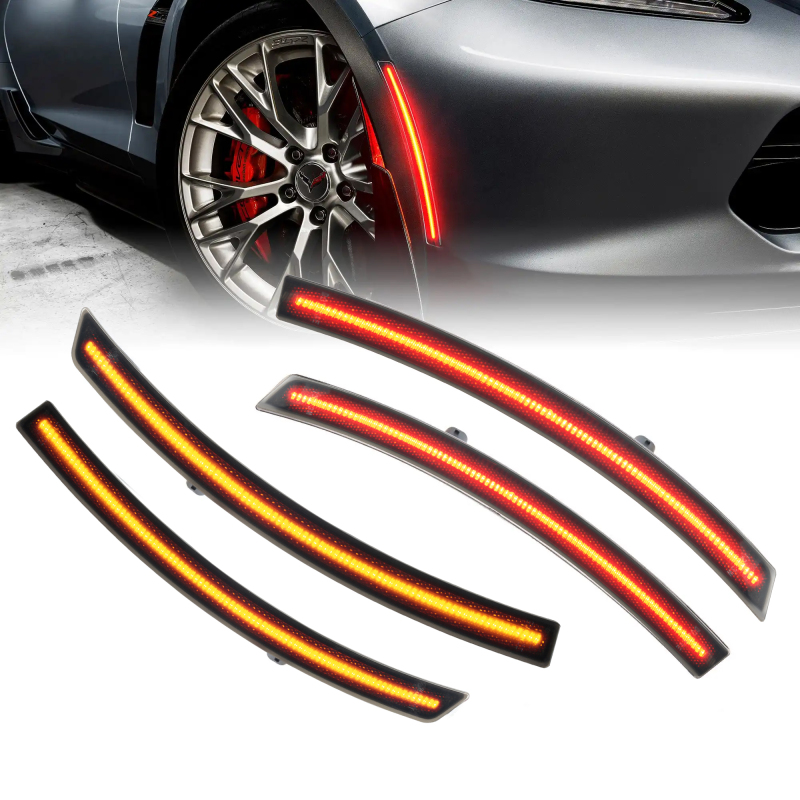 Oracle Chevrolet Corvette C7 Concept Sidemarker Set - Tinted - No Paint