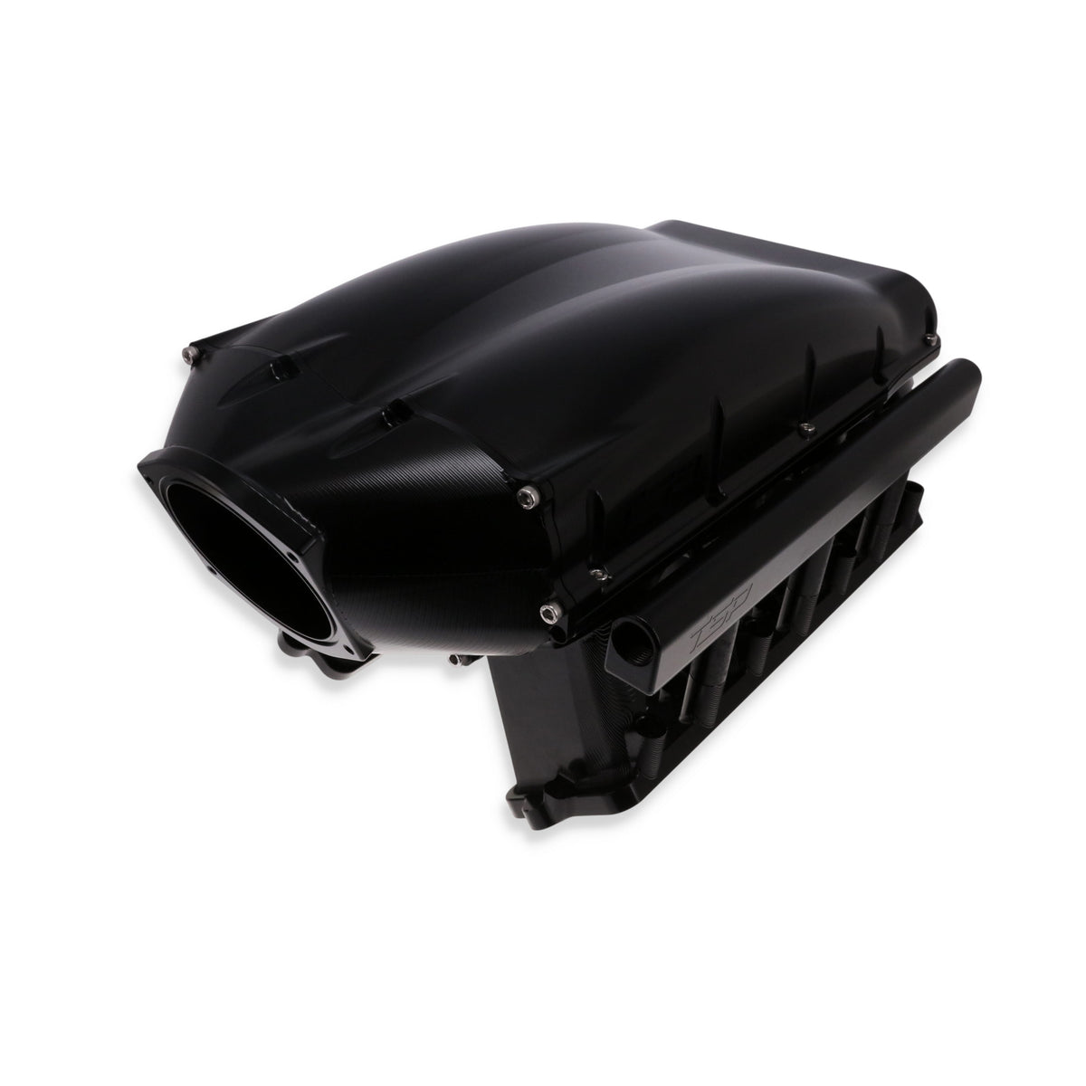 GM LS Cathedral Port V Series Billet Aluminum Hi-Rise Intake Manifold - Black