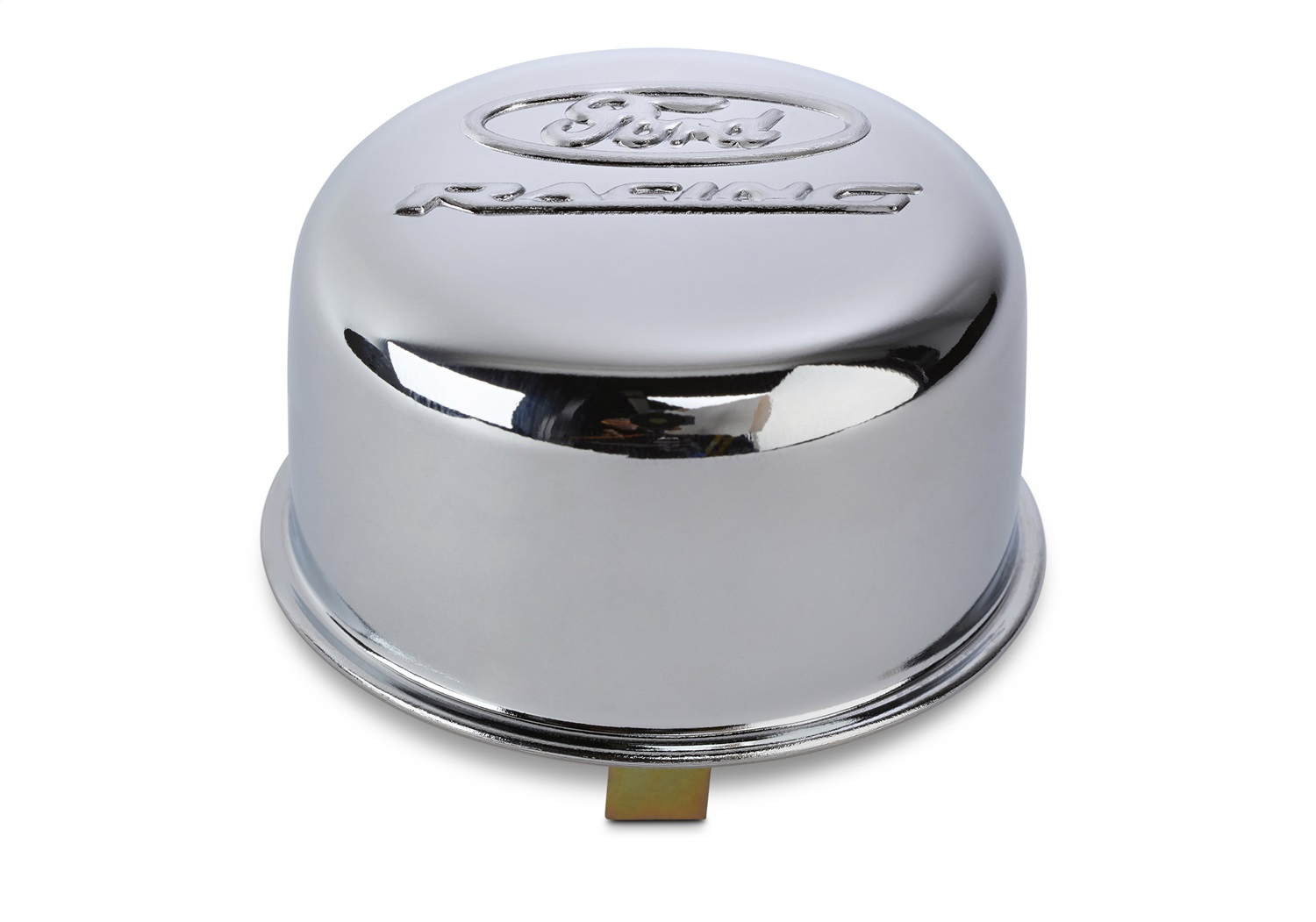 Ford Racing Logo Air Breather Cap: Twist Type Chrome (302-200)