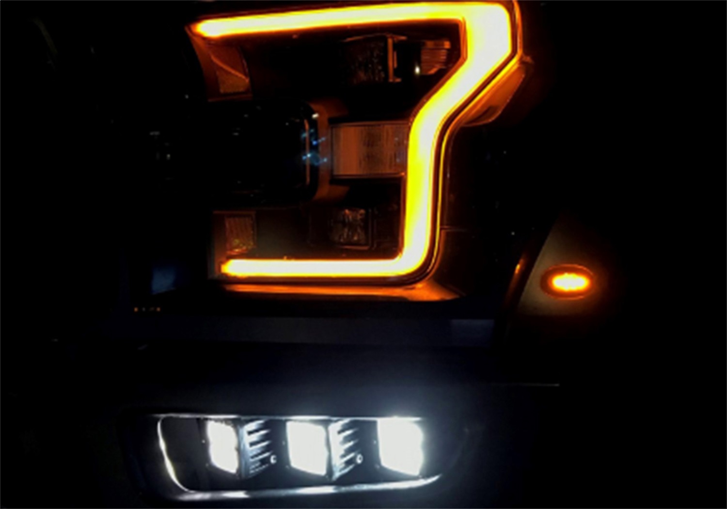 2017-2020 Ford Performance Parts By Rigid F-150 Raptor Off-Road Fog Light Kit (M-15200-RFL)