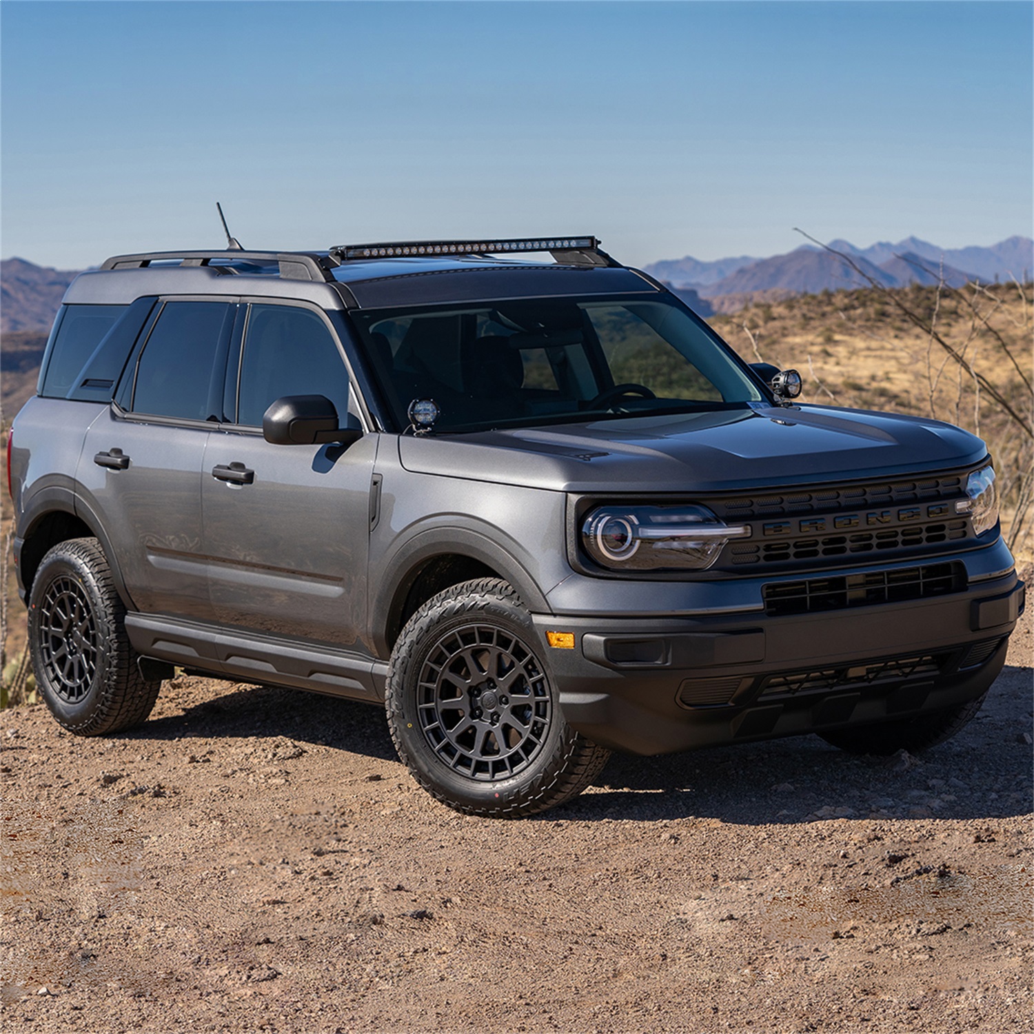 Ford Performance Parts By Rigid Bronco Sport Roof Off-Road Light Bar Kit (M-15200K-CXR)