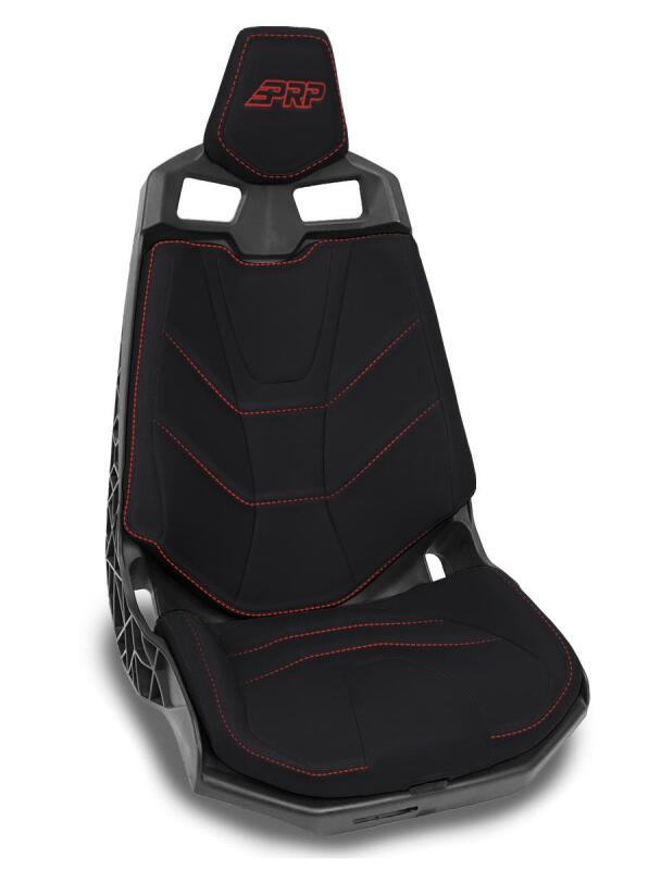 PRP Can-Am Maverick X3/Maverick R Seat Covers - Black/Red