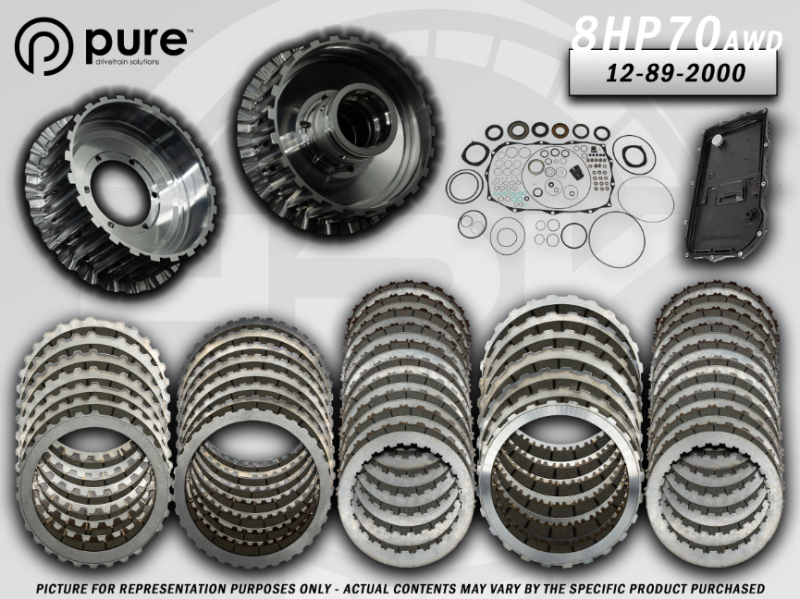 Pure Drivetrain 8HP70 High Performance Transmission Hard Parts Kit - AWD - Stage 2
