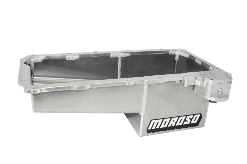 Moroso GM LS/16-Up COPO Camaro (w/Rear Sump & -16An Pick Up) Wet Sump 7qt 7.5in Aluminum Oil Pan