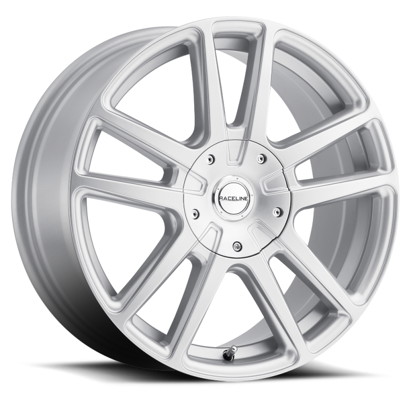 Raceline 145S Encore 15x7in / 4x100/4x114.3 BP / 40mm Offset / 72.62mm Bore - Gloss Silver Wheel