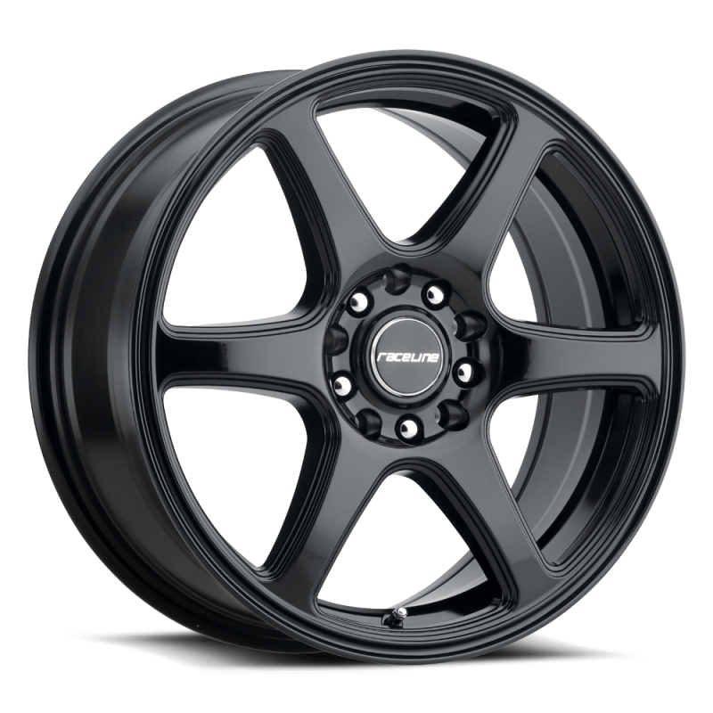 Raceline 146B Matrix 18x8in / 5x110/5x114.3 BP / 40mm Offset / 72.62mm Bore - Gloss Black Wheel
