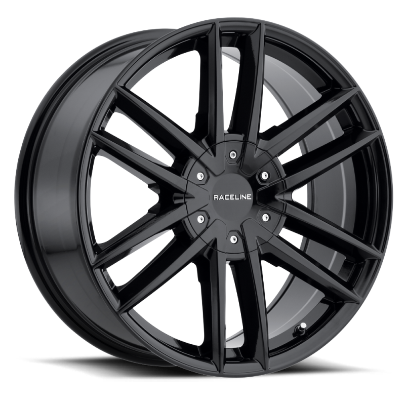Raceline 158B Impulse 18x8in / 5x114.3/5x127 BP / 35mm Offset / 78.1mm Bore - Gloss Black Wheel