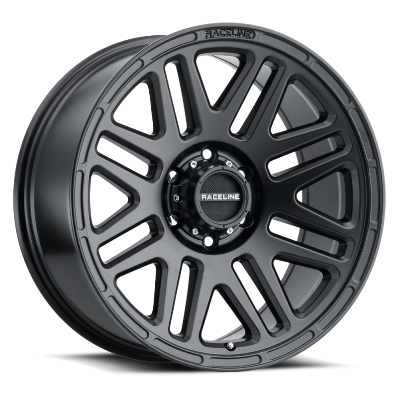 Raceline 944B Outlander 16x6in / 6x139.7 BP / 0mm Offset / 4.25mm Bore - Satin Black Wheel