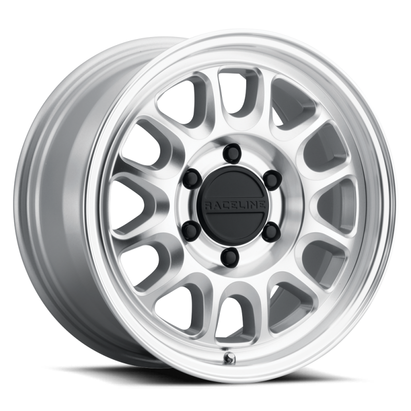 Raceline 958MC Rogue 17x9in / 6x135 BP / -12mm Offset / 87.1mm Bore - Machined Finish Wheel