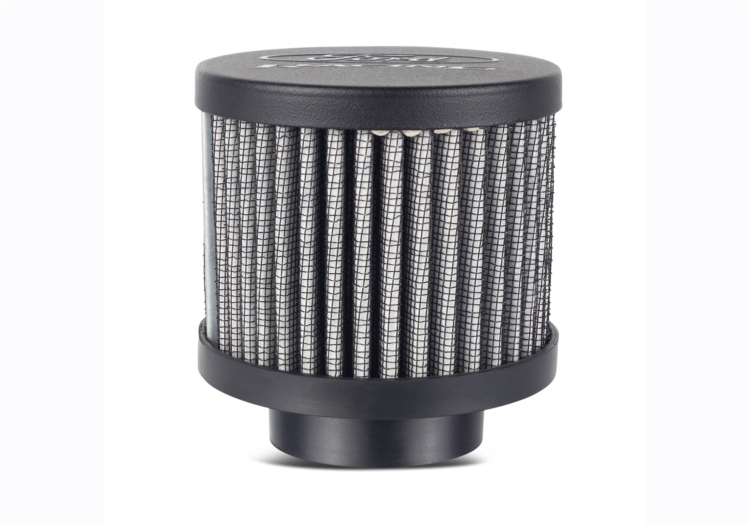 Ford Racing Breather-Black Crinkle Finish-Unshielded (302-234)