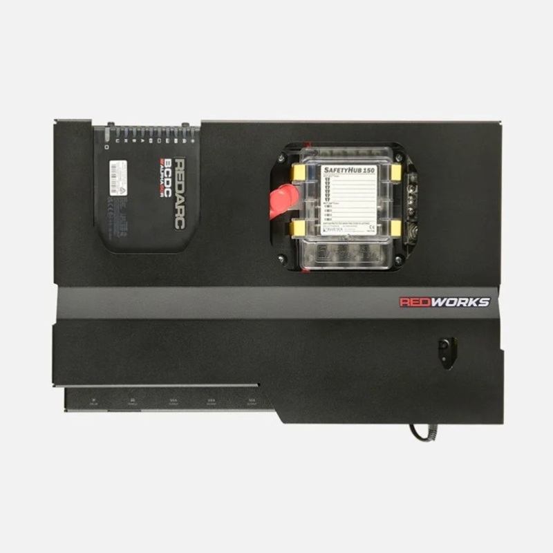 REDARC REDWorks Nomad50 Power Panel w/50A BCDC Alpha R Battery Charger