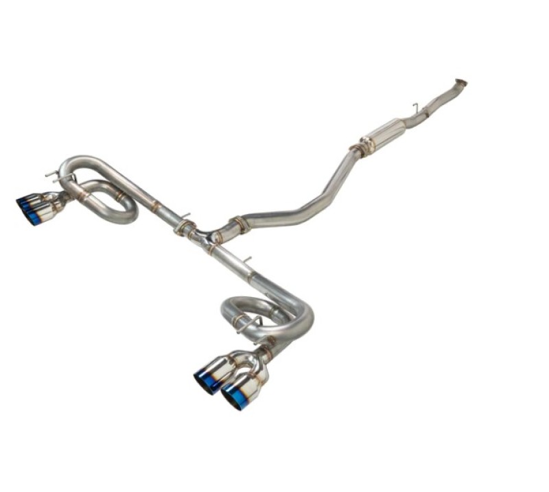 Remark 2022+ Honda Civic Hatchback Sport Touring FL1 (Link Loop)Cat-Back Exhaust Burnt Stainless Tip