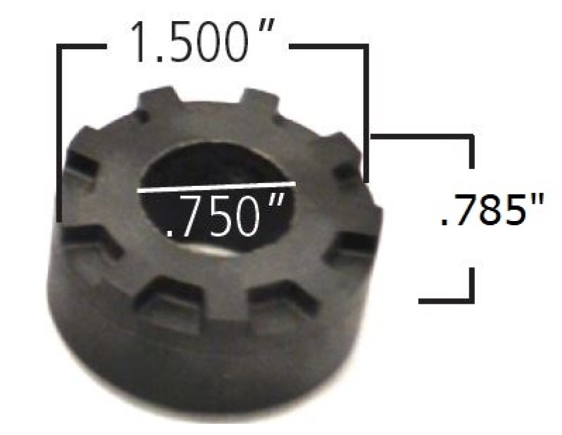Ridetech Delrin Control Arm Single Bushing (1.5in Large OD / .750 ID / .785in OAL)