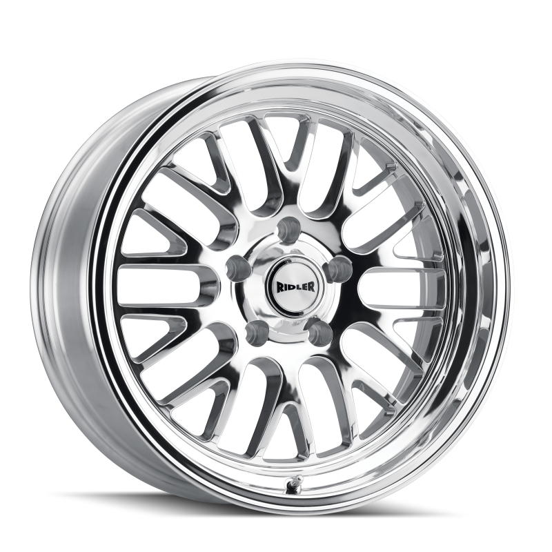 Ridler 607 18x8 / 5x120.65 BP / 0mm Offset / 83.82mm Hub Polished Wheel