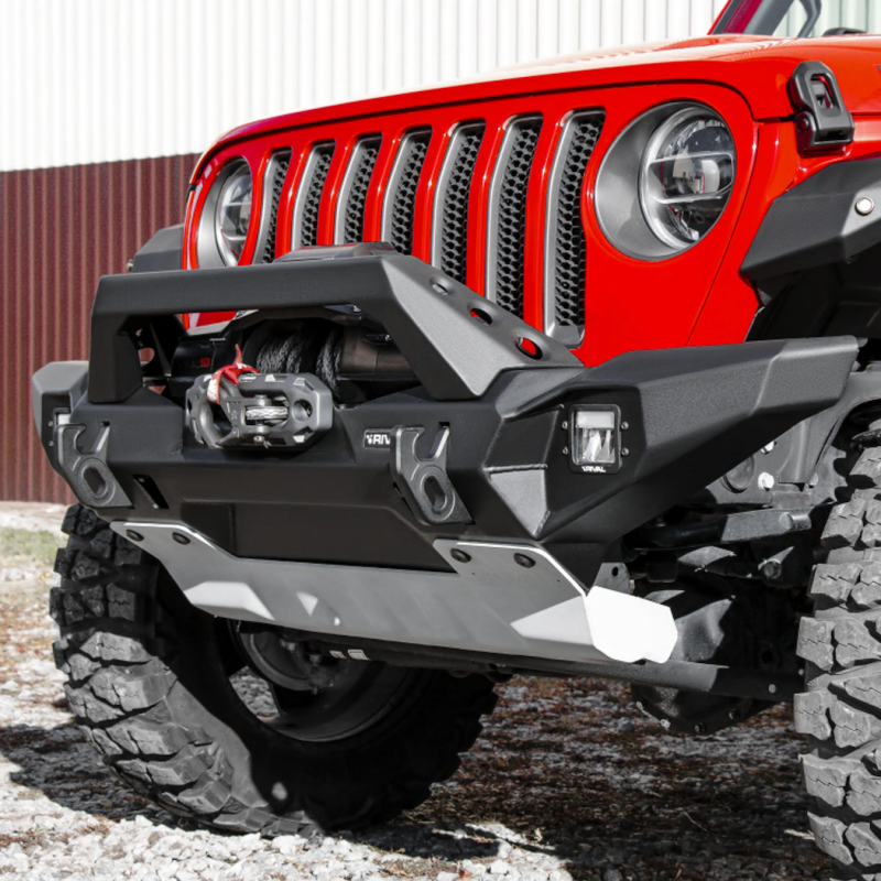 Rival 2018-2026 Jeep Wrangler JL 2020-2026 Jeep Gladiator Front Full-Width Aluminum Bumper
