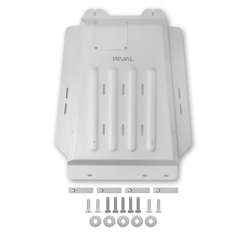 Rival 2015-2026 Ford F150 Powerboost Only Aluminum Transmission Catalytic Converter Skid Plate