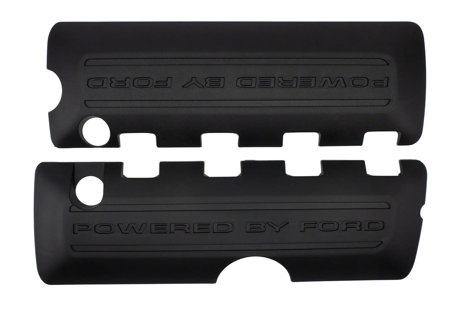 5.0L Coyote "Powered By Ford" Black Coil Covers (M-6P067-M50BL)